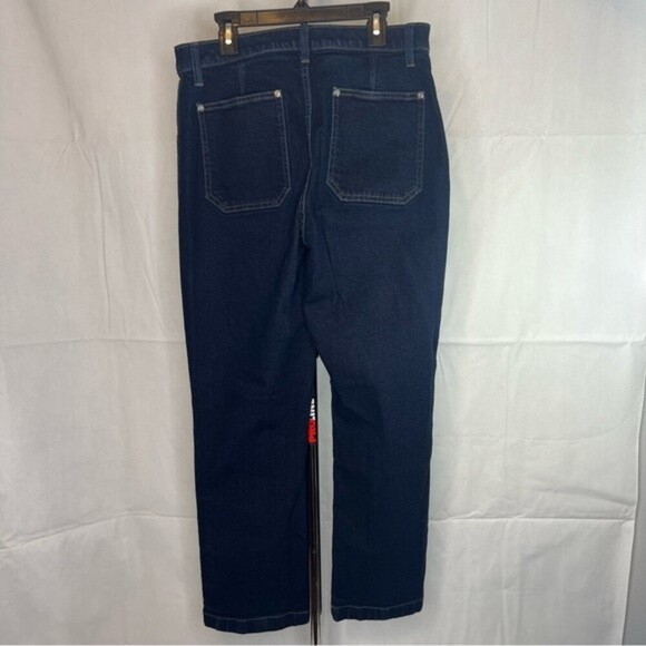 Banana Republic High Rise Straight Denim Jeans w/ Passenger Pockets Size 8/29 - Picture 2 of 9